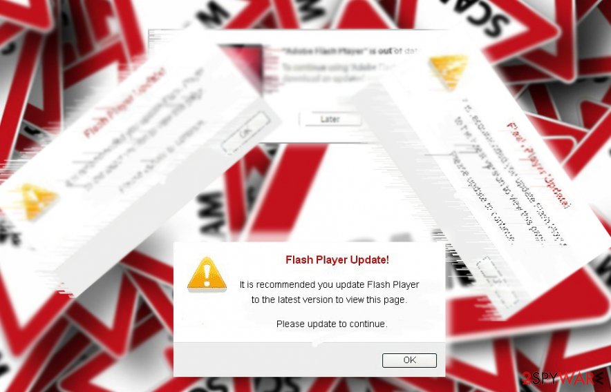 Flash Player Update fake pop-up
