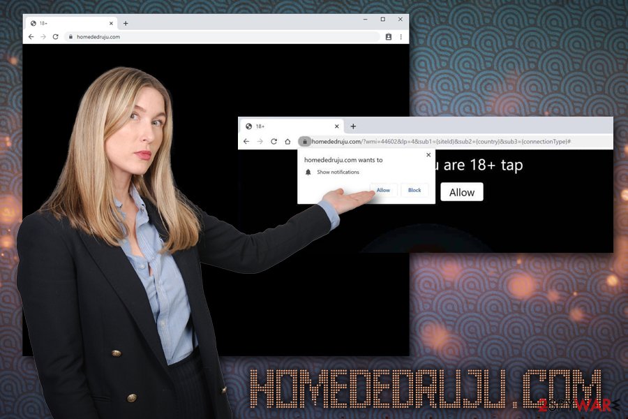 Homededruju.com adware