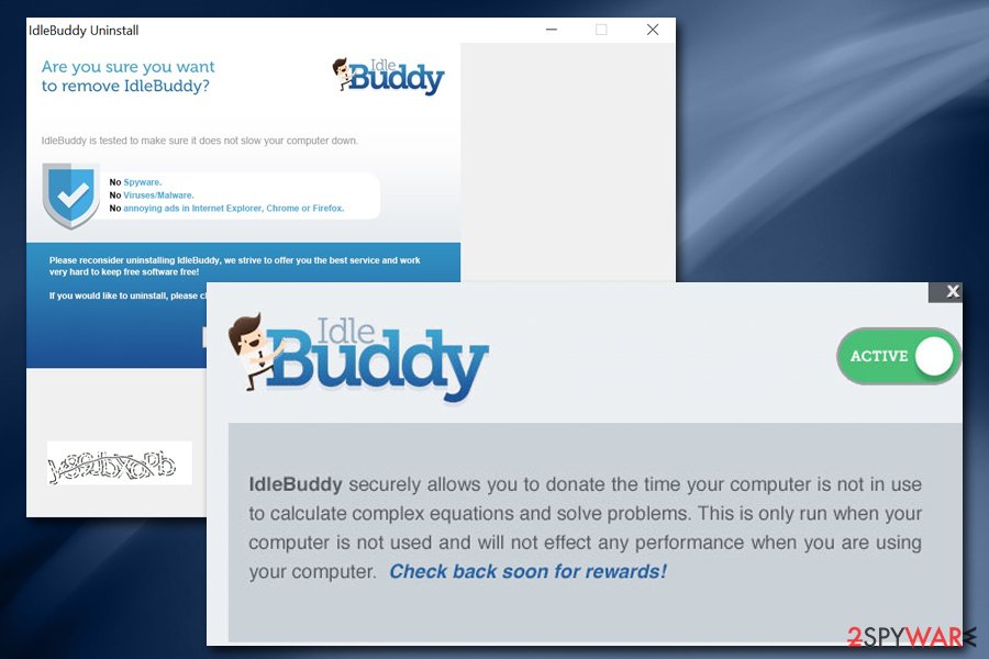 Idle Buddy cryptocurrency miner