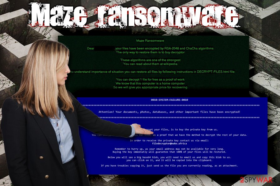 Maze ransomware virus
