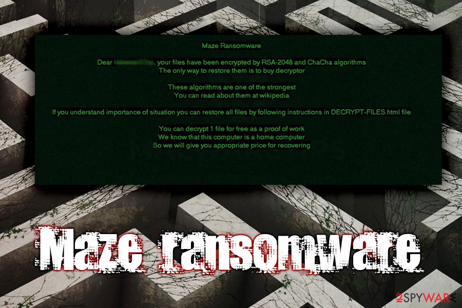 Maze ransomware