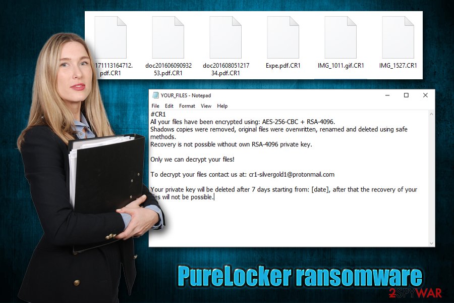 PureLocker ransomware virus