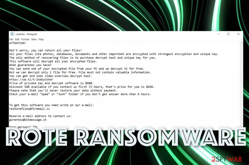 Rote ransomware