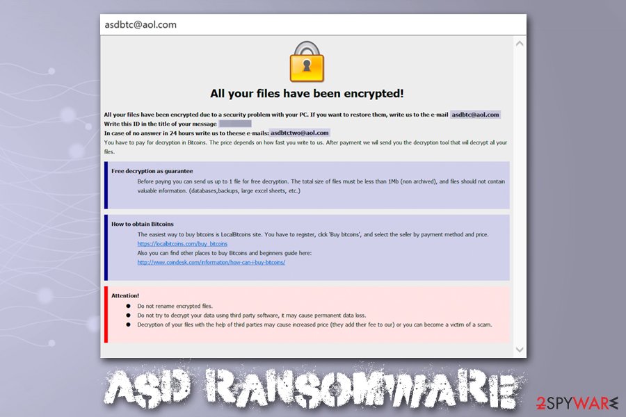 Asd ransomware