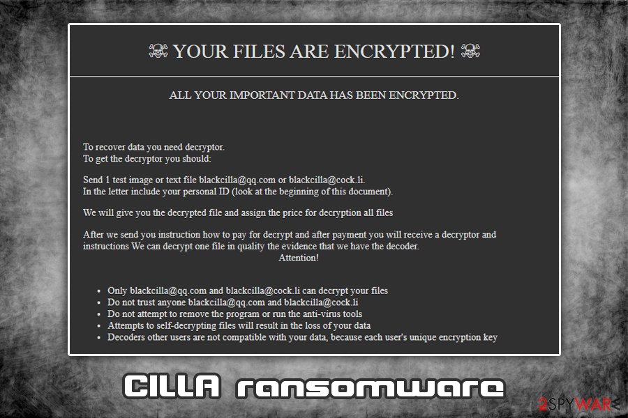 CILLA ransomware