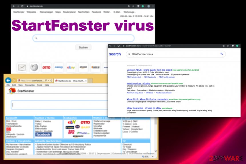 StartFenster virus