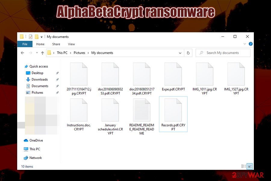AlphaBetaCrypt ransomware encrypted files