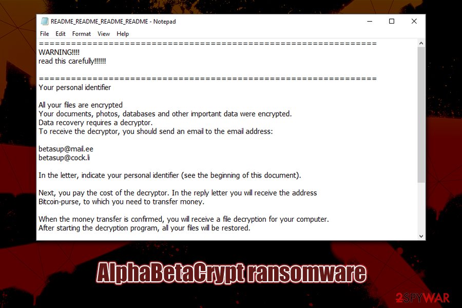 AlphaBetaCrypt ransomware