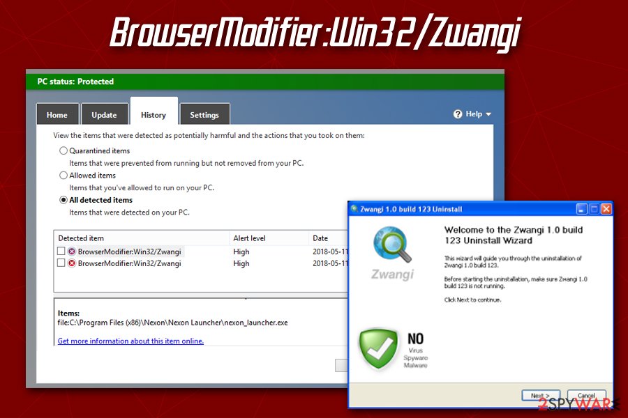 BrowserModifier:Win32/Zwangi