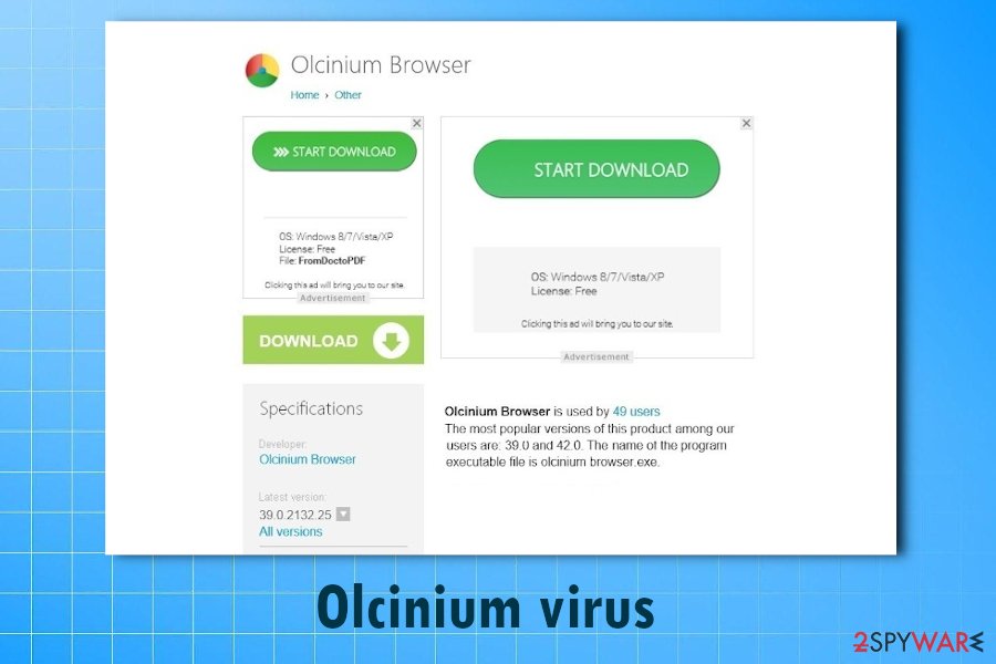 Olcinium browser