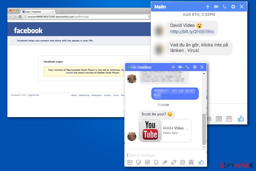 Facebook Youtube virus