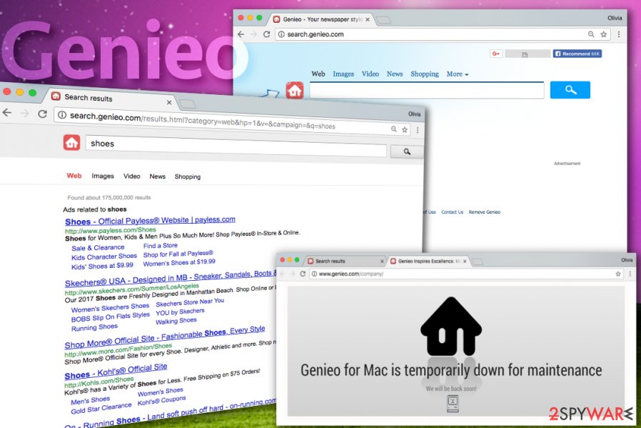 Genieo Search browser hijacker