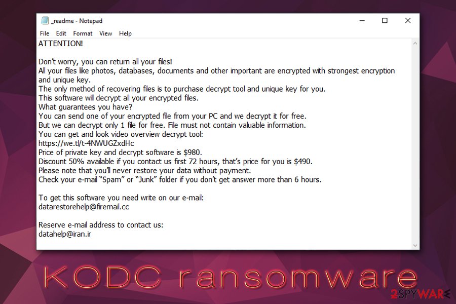 KODC ransomware