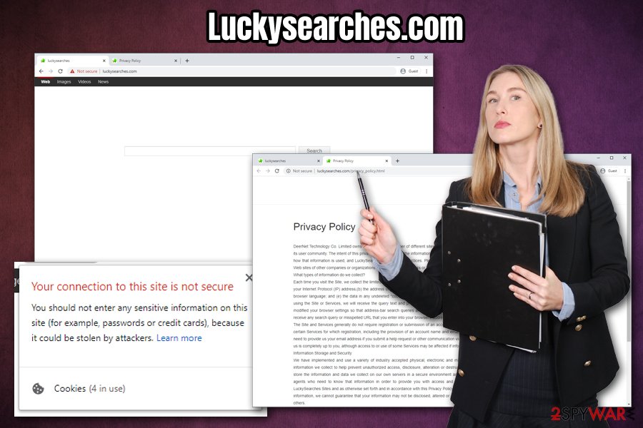 Luckysearches.com hijack