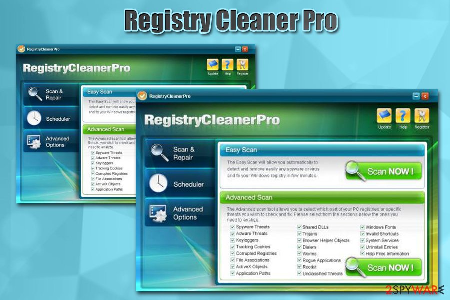 RegistryCleanerPro PUP