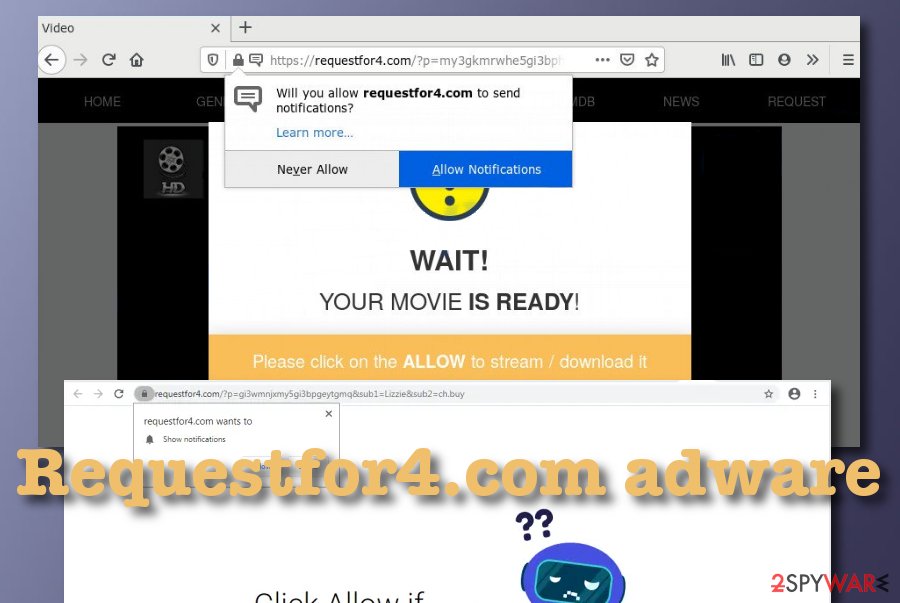 Requestfor4.com adware