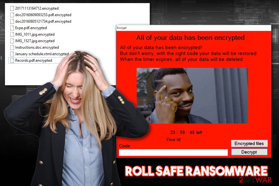 Roll Safe ransomware virus