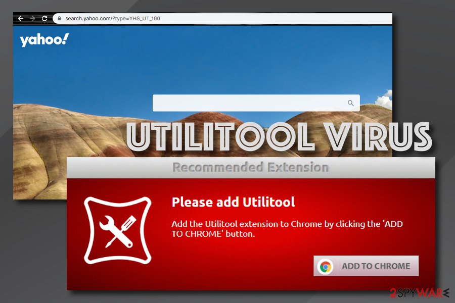 Utilitool browser hijacker