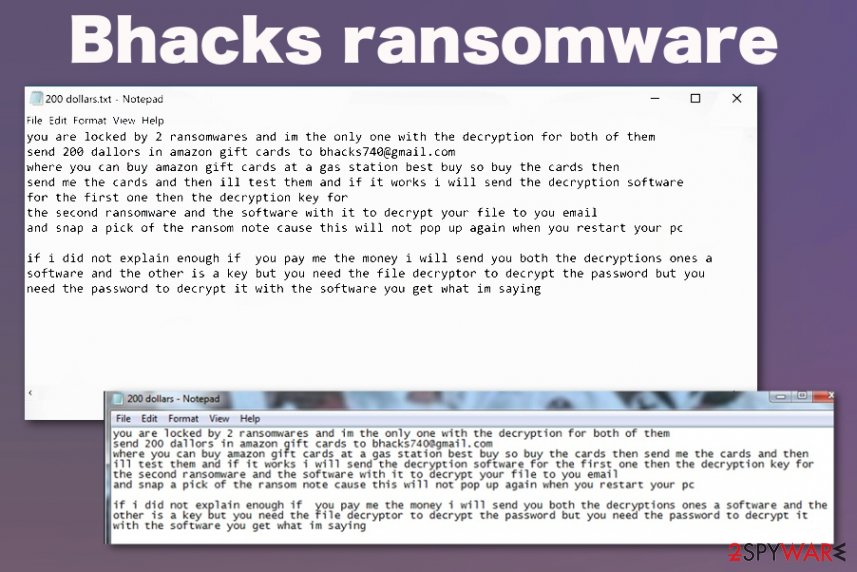 Bhacks ransomware