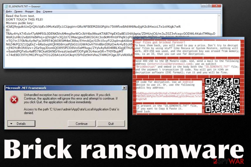 Brick ransomware