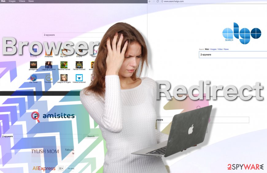 Image of the Browser redirect virus