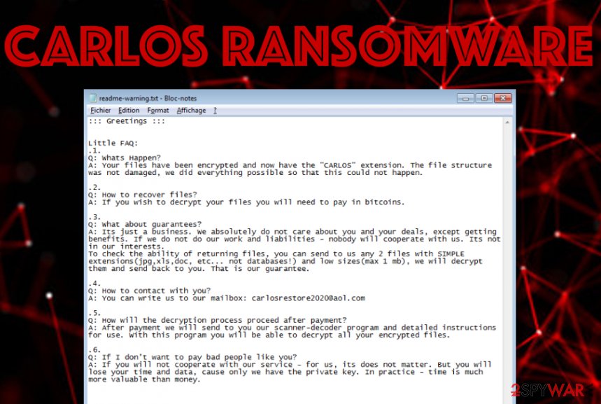 CARLOS ransomware virus