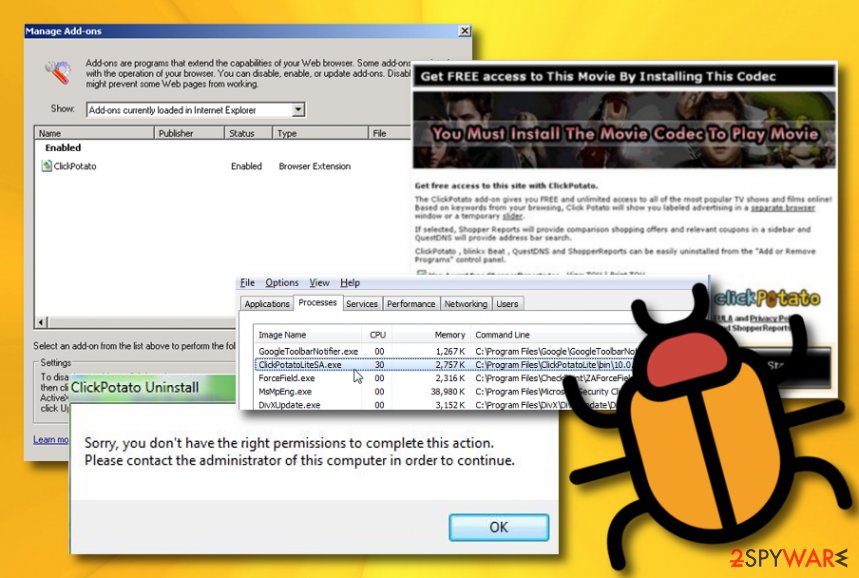 ClickPotato adware