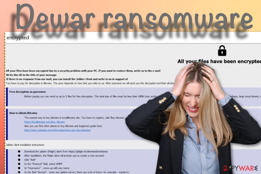 Dewar ransomware virus