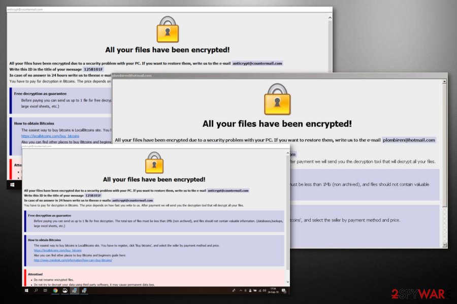 Dharma ransomware recently active in Spring 2019