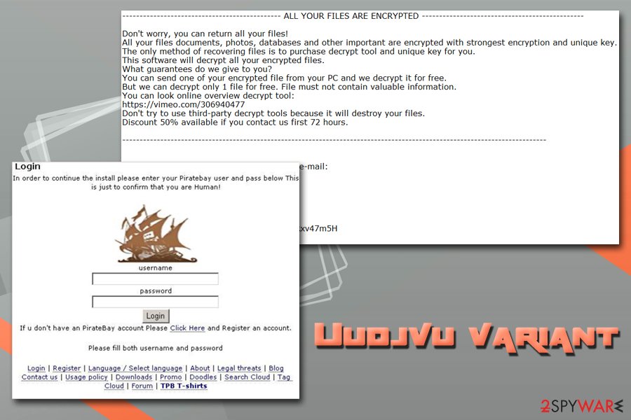 Djvu Uudjvu ransomware variant