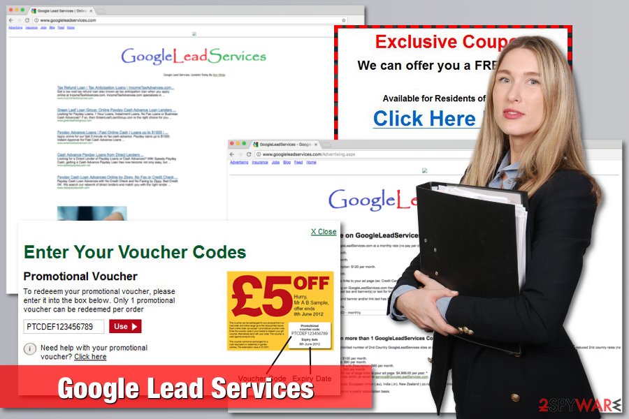 The picture of Google Lead Services virus