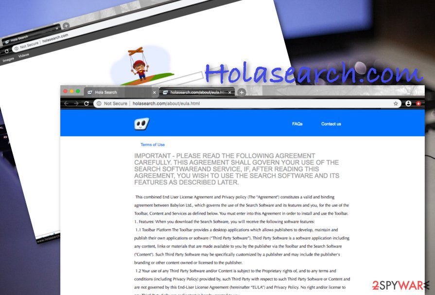 Hola search engine