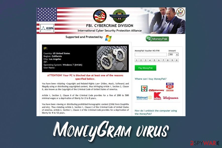 MoneyGram virus