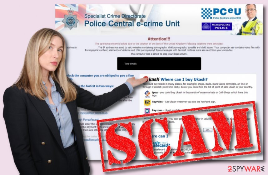 Police Central e-crime Unit malware