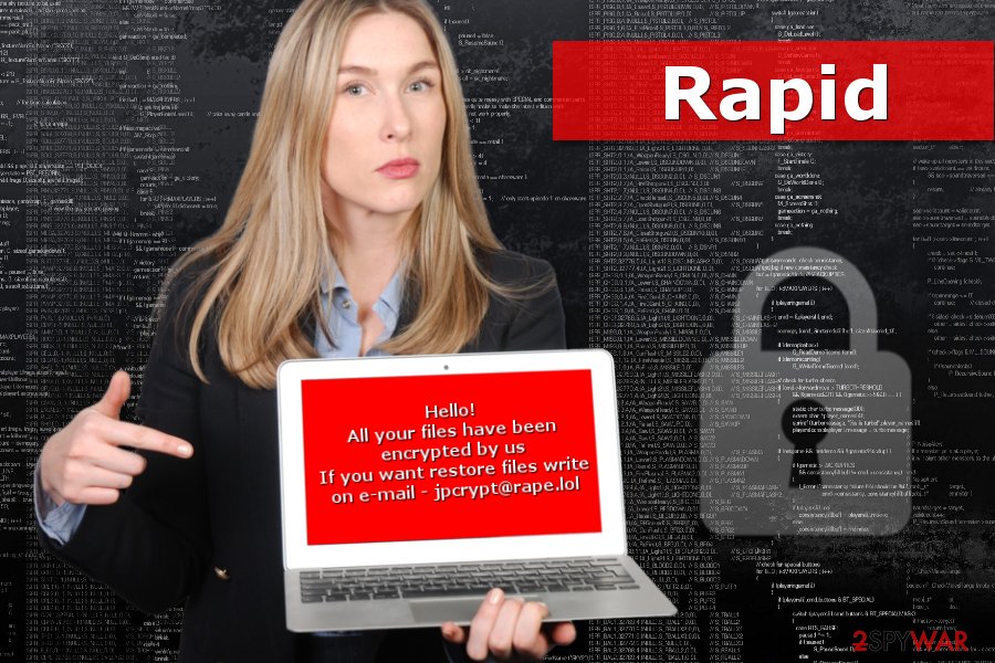 Rapid ransomware illustration