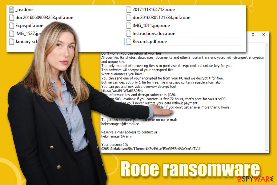 Rooe ransomware virus