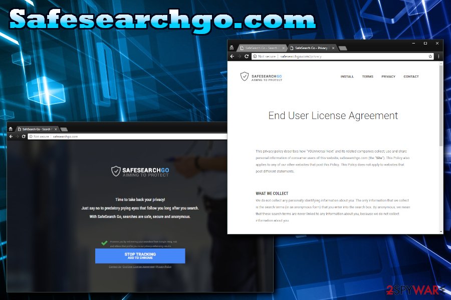 Safesearchgo.com browser hijacker