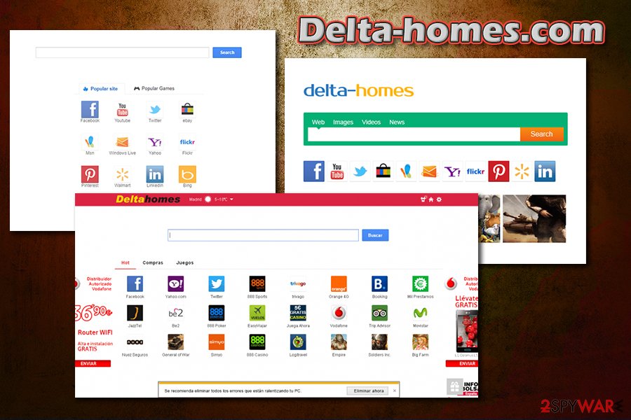 Delta-Homes.com hijack