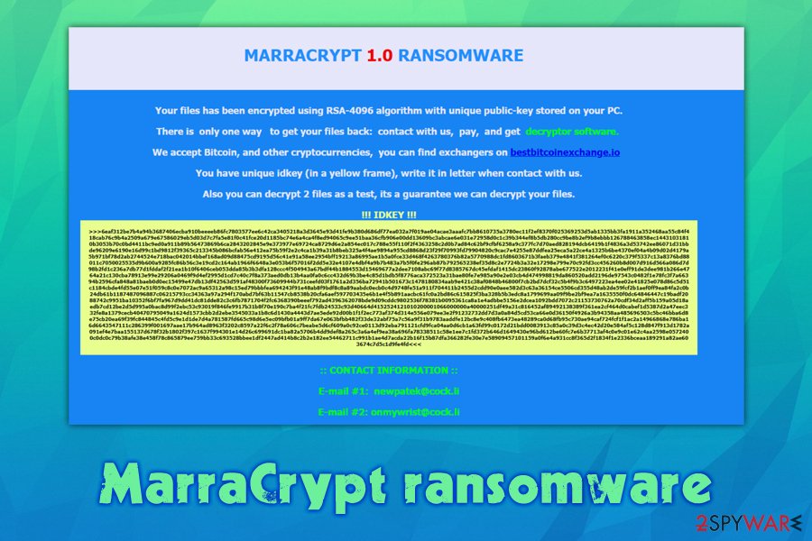 MarraCrypt ransomware