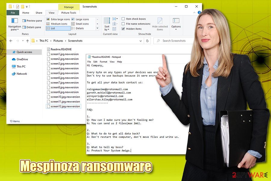 Mespinoza ransomware virus