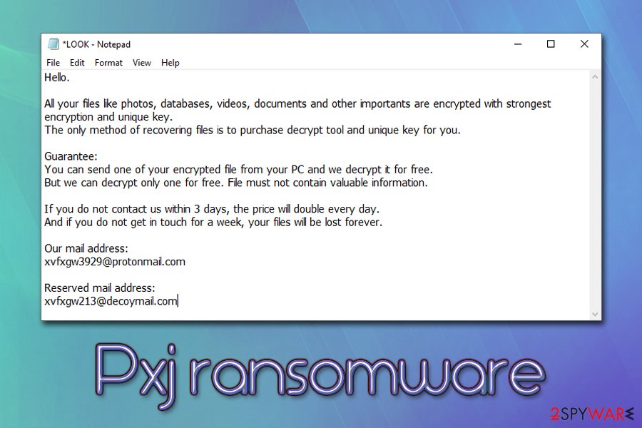 Pxj ransomware