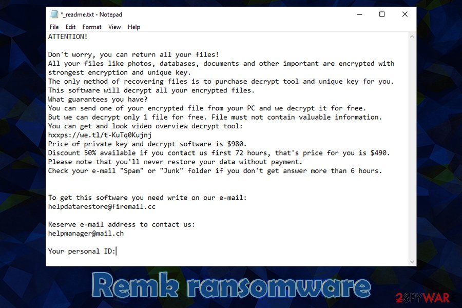 Remk ransomware