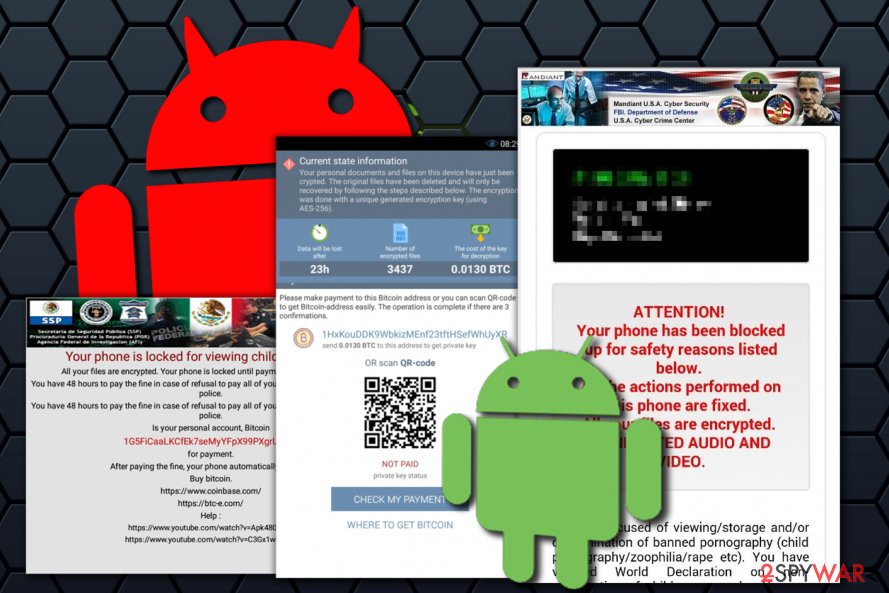Android virus examples