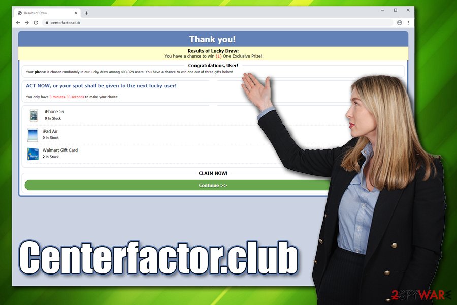 Centerfactor.club adware