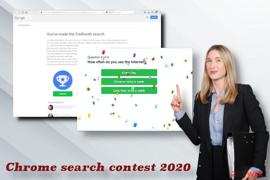 Chrome search contest 2020 lottery scam