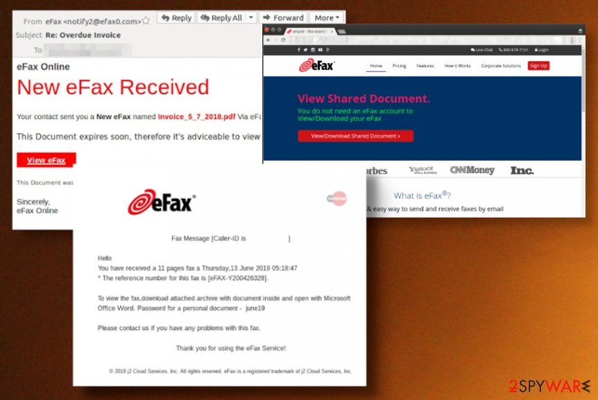 eFax scam