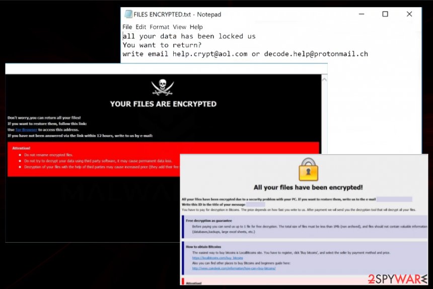 [help.crypt@aol.com].LX ransomware virus