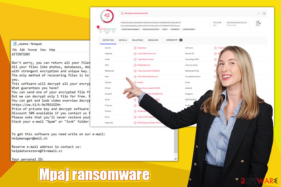 Mpaj ransomware virus
