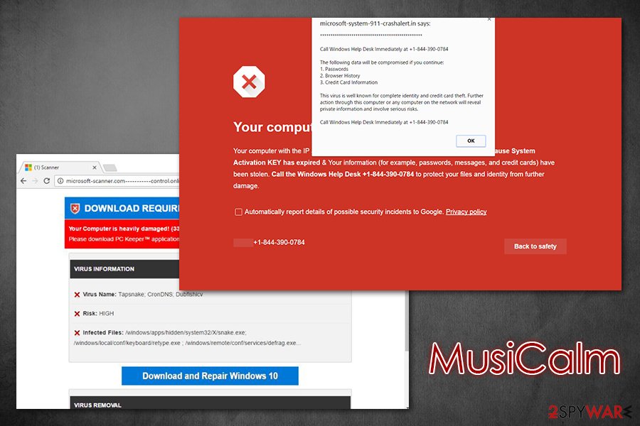 MusiCalm redirect