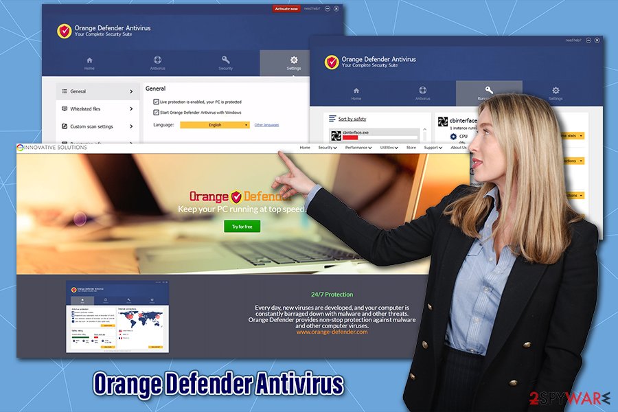 Orange Defender Antivirus PUP
